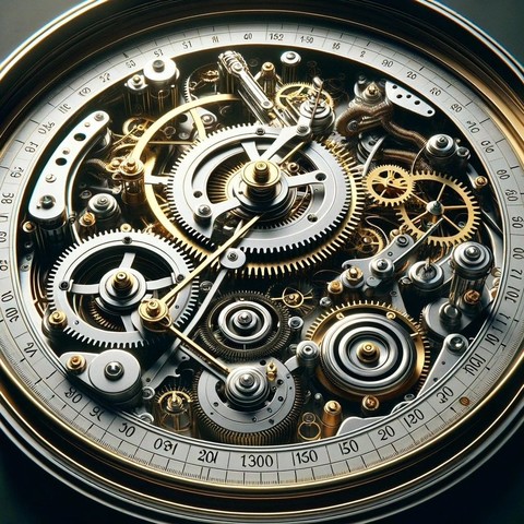  Time's inner beauty revealed.. Dive deep into the intricate dance of gears and springs that make the world tick. Every moment, a masterpiece. ✨