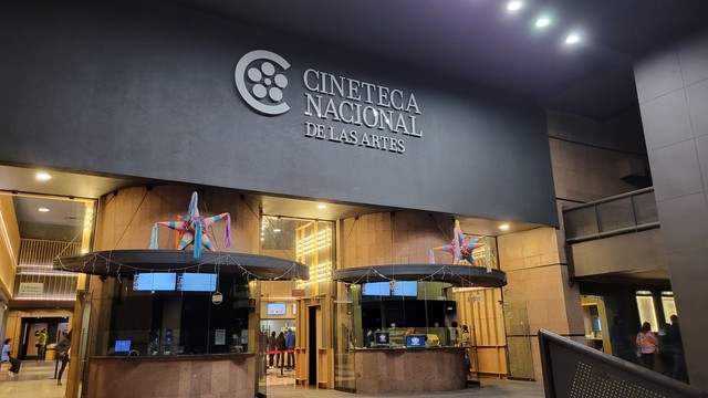 The ticket booths of the second National Cinematheque in Mexico City