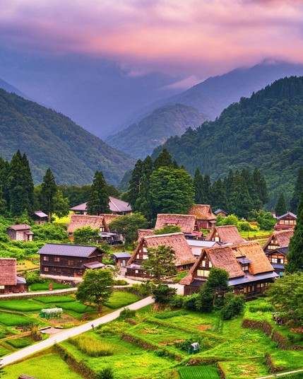 Ainokura in Toyama, Japan