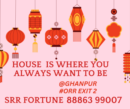  SRR Gachibowli County by SRR FORTUNE INFRA. Here's a summary of the key features you've mentioned:

Location: The project is well connected to the Hyderabad to Mumbai highway and is just a 10-minute drive from OUTER RING ROAD. It offers an ideal locality for those seeking a peaceful environment away from the city.

Connectivity: The project enjoys good connectivity to major areas, making it convenient for residents.

Environment: The site is promoted as a pollution-free and green space, providing a peaceful atmosphere for families. The presence of seasonal fruit trees like mango and guava adds to the natural beauty.

Activities: Residents have the option to engage in organic farming of vegetables and can also construct a dream farmhouse for weekend relaxation.

Venture Features:

Project abuts a 100-feet road.
Clear title for the property.
Varied road sizes (50, 40, 30 feet) within the project.
Clubhouse for community activities.
Avenue plantation for greenery.
All-round compound wall for security and privacy.
Swimming pool for recreational purposes.
Entrance gate with security measures.
Overall, the project seems to offer a blend of natural surroundings, connectivity, and amenities for a comfortable and serene living experience. Prospective buyers may find these features appealing for both residential and investment purposes.





