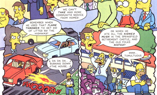 Simpsons Comics #82 is the eighty-second issue of Simpsons Comics. It was released in the USA and Canada in May 2003.