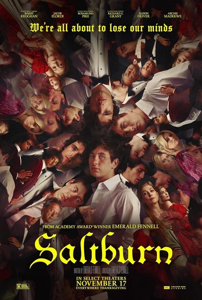 Film poster of the film Saltburn