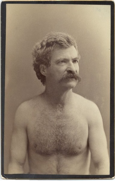 Mark Twain - Samuel Clemens, ca. 1883