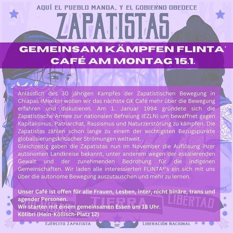 Gemeinsam Kämpfen Cafe Hamburg