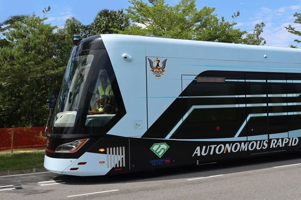 Autonomous Rapid Transit (ART) vehicle for KUTS project. / Photo from linked article.
