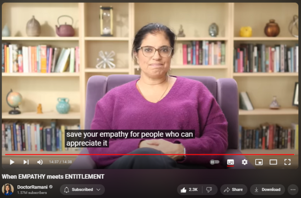 When EMPATHY meets ENTITLEMENT

DoctorRamani
1.57M subscribers