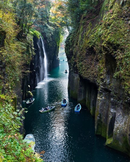 Takachiho Gorge in Miyazaki Prefecture, Japan