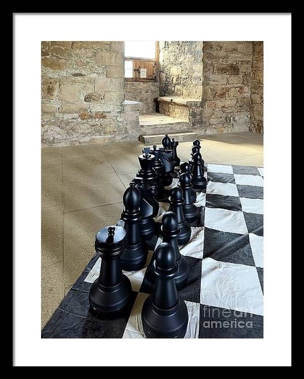 A medieval Scottish Castle dating back to the 15th century. Imagine playing chess on the floor of this grand medieval setting.
