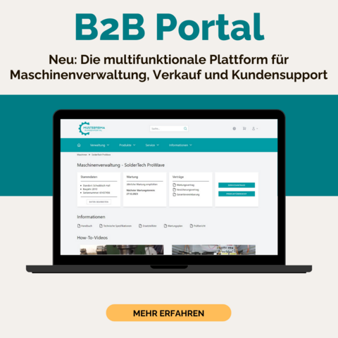 Neu: Die multifunktionale Plattform für Maschinenverwaltung, Verkauf und Kundensupport 