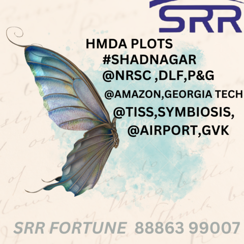 SRR SHADNAGAR PARADISE COUNTY, a premium villa plots layout developed by SRR FORTUNE INFRA. Here's a summary of the key points you mentioned:

About SRR FORTUNE INFRA:

The company has seasoned promoters in land development with vast experience since 1993.
They have built layouts in vintage locations, demonstrating a shrewd understanding of future development.
Countless customers in Telangana and Andhra Pradesh have benefited from multi-fold appreciation.
The promoters have designed prestigious layouts with a focus on greenery for over 24 years.
Transparency in transactions, customer focus, and post-sale services are the hallmarks of SRR FORTUNE INFRA.
Venture Features:

HMDA proposed layout.
The project abuts a 100 feet road.
Clear title for the plots.
Internal roads of 30 & 33 feet made of BT (Bituminous) material.
Underground drainage system.
Underground electricity with street lights.
Overhead tank with pipelines.
Children's park.
Avenue plantation with tree guards.
Compound wall with an entrance gate.
24-hours security.
Location Highlights:

Just 500 meters from NH 44.
Proximity to NRSC, Shadnagar Railway Station, DLF property, GVK project, P&G, Amazon, American Georgia Tech University, TISS, Symbiosis University, and Rameshwaram Temple.
A 20-minute drive from Shamshabad International Airport.
Contact Information:

Contact Number: 88863 99007
This information provides a comprehensive overview of the SRR SHADNAGAR PARADISE COUNTY project, its features,