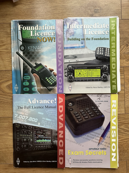 Foundation, Intermediate, Advanced course books and Exam Secrets