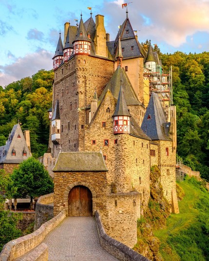 Medieval Eltz Castle in Wierschem, Germany