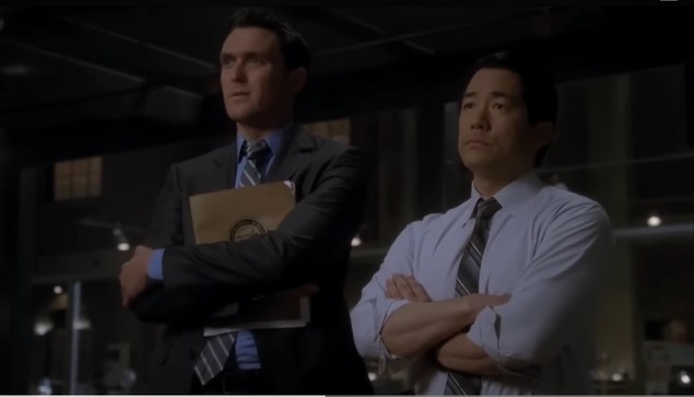 Tim Kang plays Kimball Chang in scenes from The Mentalist TV show