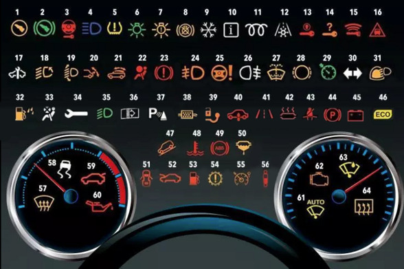 dashboard warning lights
