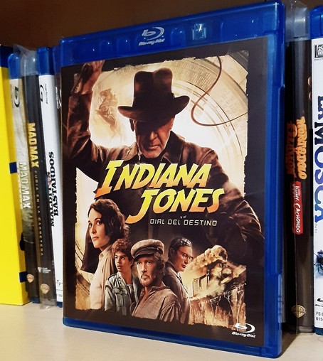 Fotografía de la edición bluray española de Indiana Jones y el Dial del Destino