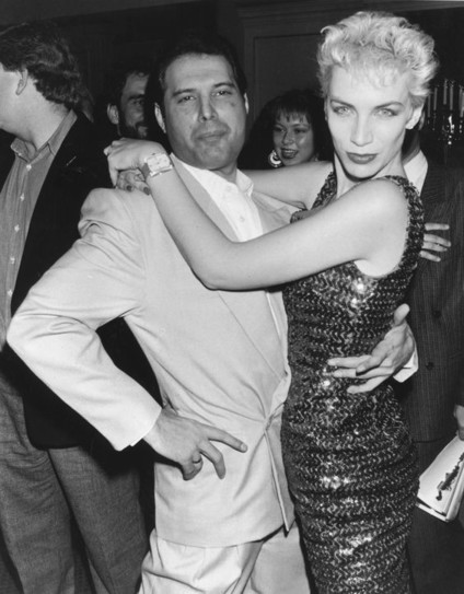 Freddie Mercury y Annie Lennox Abril 1987