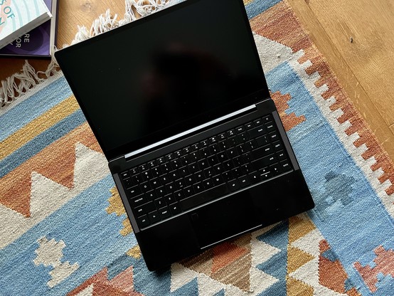 Photo of my Starlabs Star Book laptop, off