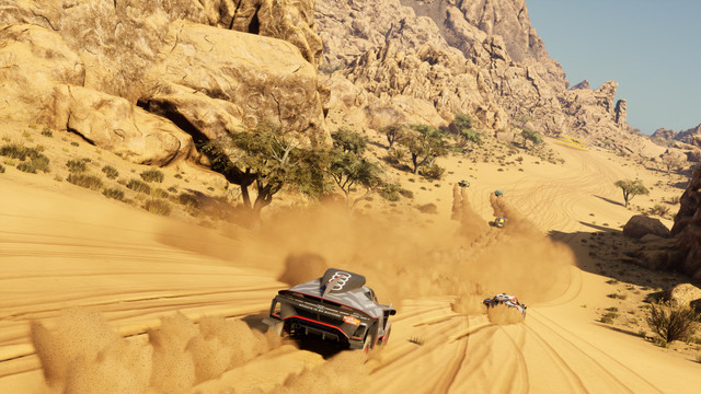 The new USA Tour DLC is now available for Dakar Desert Rally, adding a new 256km square map with rally events, treasure and free roam exploration...
Also released is Patch 2.1 bringing some more fixes to the open-world rallying title.