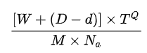Screenshot of part of the mentioned wikipedia page ("The 2005 press release[7] and a 2009 press release[8] used a different formula:
- formula - 
where W = weather, D = debt, d = monthly salary, T = time since Christmas, Q = time since the failure of new year's resolutions, M = low motivational levels, and Na = the feeling of a need to take action. Again, no units were defined; the lack of any explanation for what is meant by "weather" and "low motivational levels" means the dimensional homogeneity of the resulting formula cannot be assessed or verified, rendering it similarly meaningless.