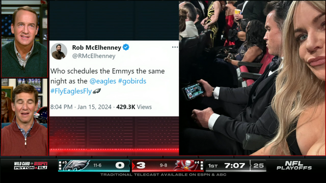 @RMcEhlenney: Who schedules the Emmys the same night as the @eagles #gobirds #FlyEaglesFly 