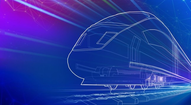 Illustration of high speed rail train. / Image from linked article.