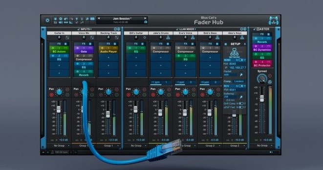 Blue Cat Fader Hub