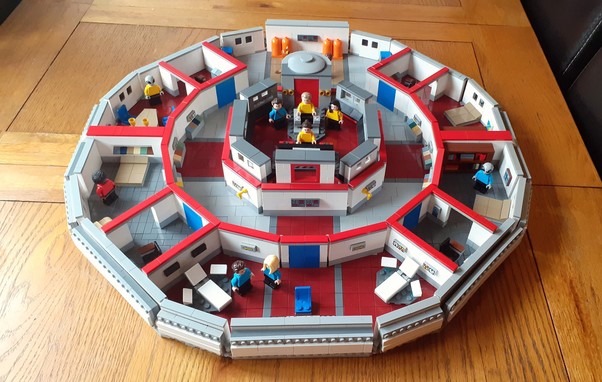 The forward view of the Saucer Section