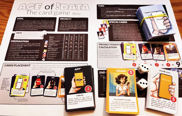 Introducing Age of Data: the Card Game! 📱✨ 

Your phone goes 'TADA!' every time it sends out your !DATA. 

🎲 Learn personal data challenges in a fun way! 

Download the FREE beta version and share your feedback with us👉  https://e.foundation/age-of-data/ 🎉