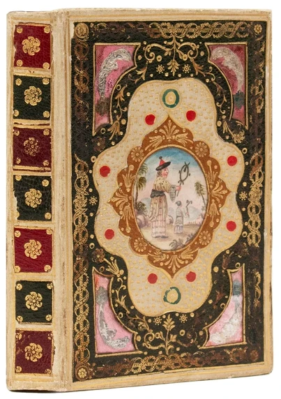 Kalendario Manual y Guia de Forasteros en Madrid para el Año de MDCCLXXXII. Bound with Estado Militar de España Año de 1782. Madrid: Imprenta Real de la Gazeta, 1782.