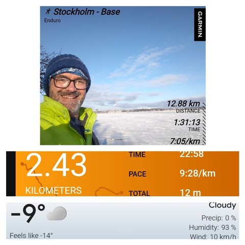 selfie and run data