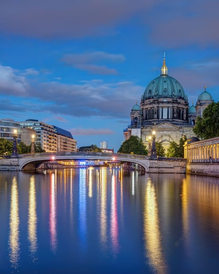 Berlin Cathedral and Spree River in Berlin, Germany
