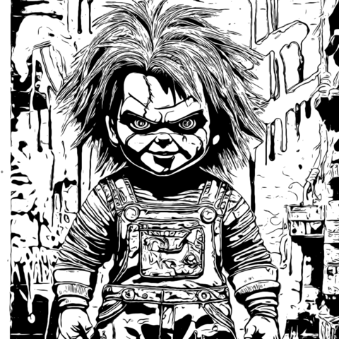 New sketch for Chucky's Friends series.