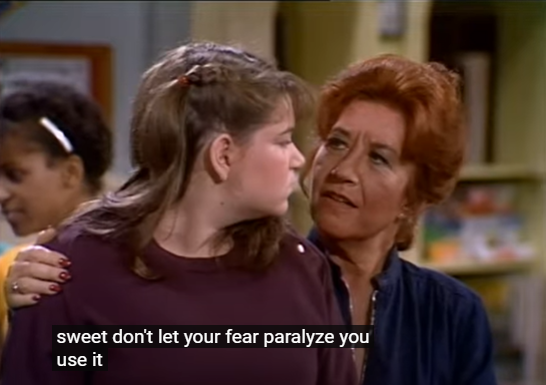 https://www.youtube.com/watch?v=YhFTkdudLro
Natalie (Mindy Cohn) lives a real nightmare on her way back from a Halloween party.

The Facts of Life From Season 3, Episode 6 'Fear Strikes Back' - Natalie withdraws from her life after an attempted sexual assault.