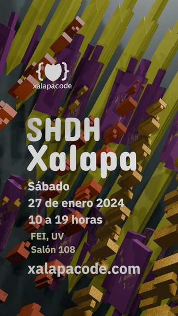 Cartel del Super Happy Dev House de Xalapa.

El evento se llevara a cabo en el salón 108 de la Facultad de Estadistica e Informatica de la UV a las 10:00 hrs.

Un Super Happy Dev House es un evento de hackers y makers para trabajar en sus proyectos personales durante 12 horas (nosotros lo intentamos) mientras convivimos y al final presentamos lo que hicimos en ese lapso. Es un buen espacio para resolver dudas, compartir inquietudes y obtener retroalimentacion de proyectos de todo tipo y forma.

Puedes llevar algo de comer y beber para compartir con la comunidad.