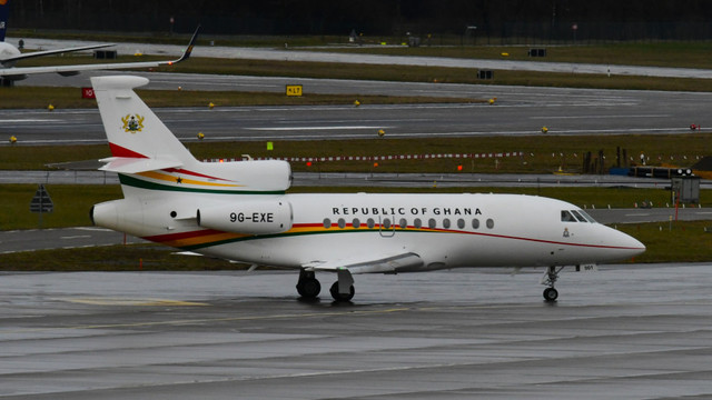 Ghana Airways Dassault FA900 Falcon MSN 241