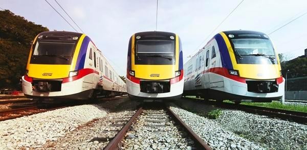 KTM Komuter train on the railway track. / Photo from linked article.