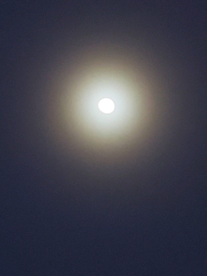 Moon among the high-flying cloud dragons; they haven't decided to hide her completely, yet.