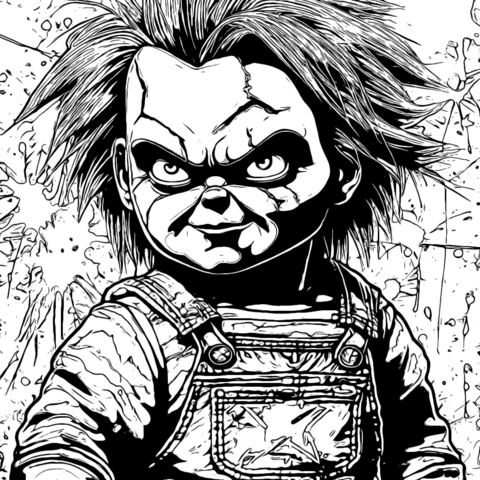 New sketch for Chucky's Friends series.