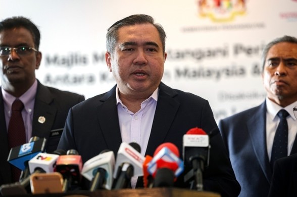 Transport Minister Anthony Loke speaks during a press conference in Kuala Lumpur. / Photo from linked article.