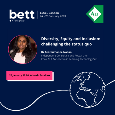 Diversity, Equity and Inclusion (DEI): challenging the status quo 26 January 12:00 Ahead - Sandbox