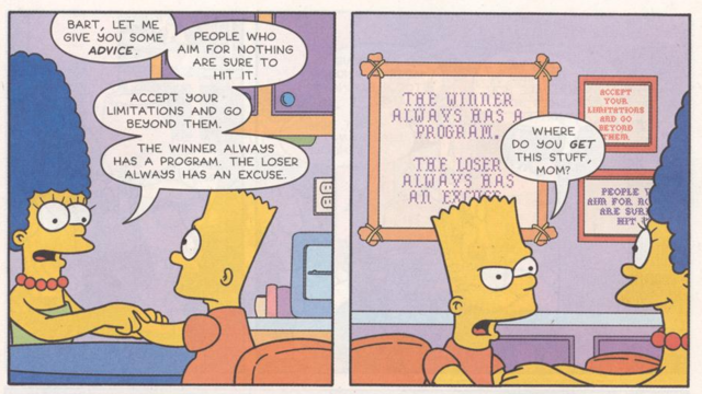 Simpsons Comics #96 is the ninety-sixth issue of Simpsons Comics. It was released in the USA and Canada in July 2004.