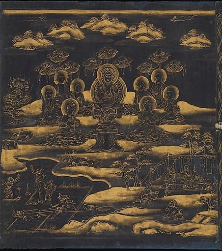 Parable of the #Medicinal Herbs, Chapter 5 of the #LotusSutra, Japan, #Heian period (794–1185).
#BuddhistArt #Buddhism