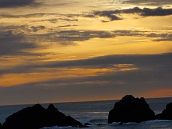 The afterglow was fierce tonight, cloud-painting and just enough breeze to keep things moving.