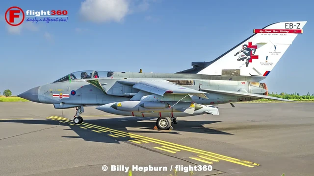 Panavia Tornado GR.4 ZA614 41 sqn 'Don Finlay' at RAF Leuchars, Fife, Scotland. 
