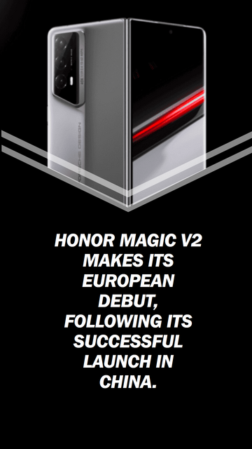 Honor Magic V2 RSR Porsche Design is coming to Europe