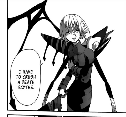 Crona in the Soul Eater manga, chapter 82