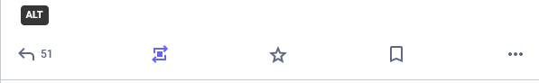 Mastodon web UI with repost icon active.