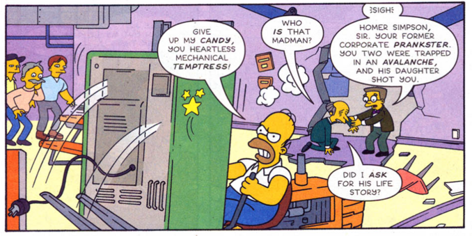 Simpsons Comics #99 is the ninety-ninth issue of Simpsons Comics. It was released in the USA and Canada in October 2004.