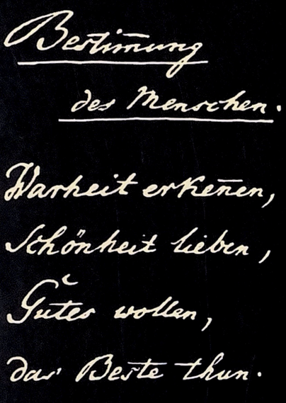Das Zitat in Mendelssohns Handschrift 