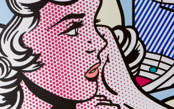 a close up of the young lady's face 